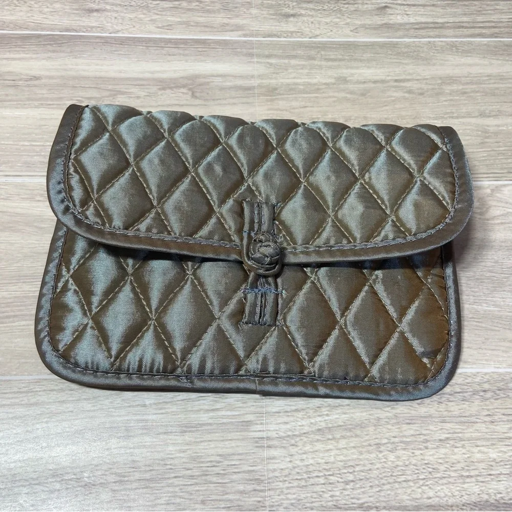 BRIGHTON / Your True Color Gold Iridescent Carry All Pouch